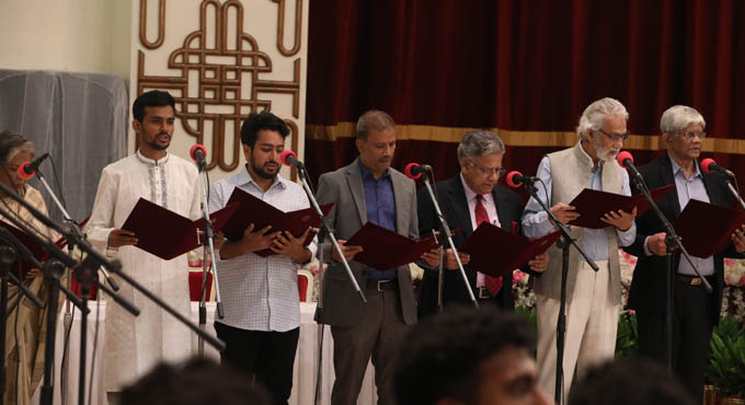 শপথ নিলেন অন্তর্বর্তী সরকারের উপদেষ্টারা