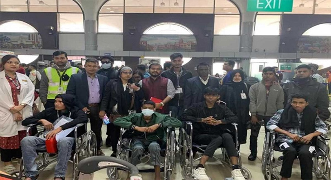 জুলাই বিপ্লবে আহত ৬ জনকে পাঠানো হলো থাইল্যান্ডে