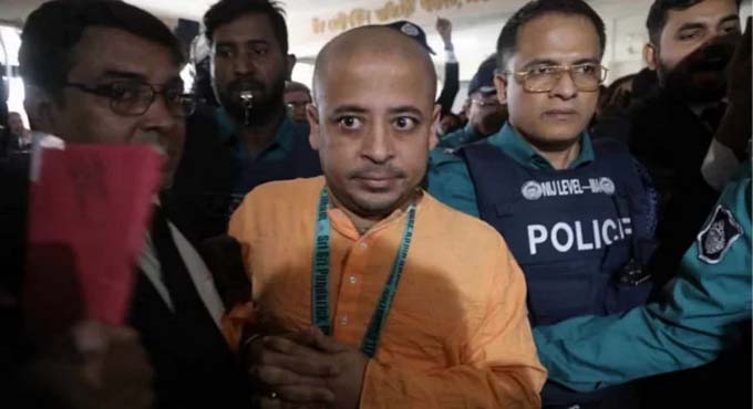 আইনজীবী আলিফ হত্যা মামলায় গ্রেপ্তার চিন্ময় দাস