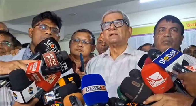 গণহত্যার জন্য শুধু শেখ হাসিনা নয়, দলীয়ভাবে আওয়ামী লীগেরও বিচার হওয়া উচিত : মির্জা ফখরুল