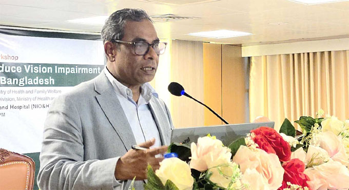 আগামী ৫ বছরে ছানিজনিত অন্ধত্ব নির্মূলের আশা স্বাস্থ্য প্রতিমন্ত্রীর
